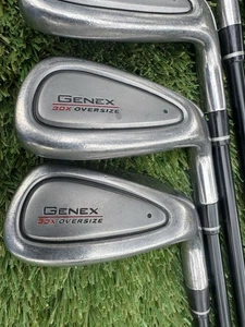 Nickent Genex Golf Iron Set 3DX Oversize 5-PW RH Graph R Flex 75G - Picture 1 of 6