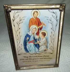 ST. ANTHONY OF PADUA LORD JESUS BLESSING AND TRUE JOY 5" X 7" PICTURE READ!!!! - Picture 1 of 6