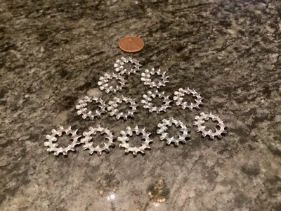 12 productos Auveco arandelas internas externas de bloqueo de acero 1/4 perno 17020 #14 Foto 1 de 4