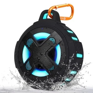 Upgraded Certified IPX7 Waterproof Bluetooth Speaker Small Portable Silicone ... - Picture 1 of 8