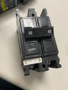 QC2060 QCP2060 Eaton Cutler Hammer Westinghouse Type QC QCP 2P 60A 120V 240V - Picture 1 of 4