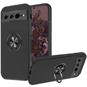 Funda híbrida con soporte de anillo de goma para Google Pixel 7 PRO (triple cámara) - Imagen 1 de 9