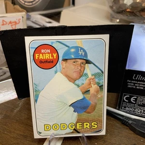 1969 Topps #122 Ron Fairly Los Angeles Dodgers - Foto 1 di 2