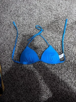 Top de natación Op talla mediana corbata de cuerda azul  Foto 1 de 3