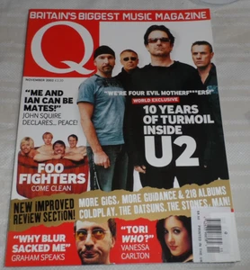 Q Magazine November 2002 U2 Foo Fighters Vanessa Carlton Graham Speaks - Imagen 1 de 1