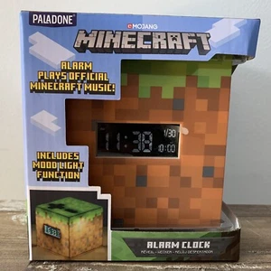 Reloj despertador Minecraft reproduce música Minecraft paladone mojang - Imagen 1 de 4