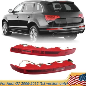 For Audi Q7 06-15 Left+Right Rear Lower Bumper Tail Light Reverse Stop Fog Lamp - Picture 1 of 22