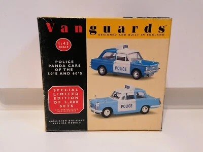 VANGUARDS POLICE PANDA CARS 1:43 1 / 43 HILLMAN TRIUMPH art. PC2002 LIMITED EDIT - Immagine 1 di 4