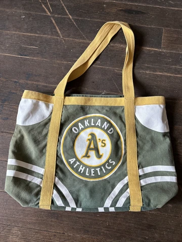 VintageMLB Deluxe Tote Bag Licensed  OAKLAND A'S ATHLETICS gift Embroidered Logo Cover