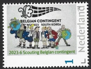 Netherlands 2023-6 Scouting SeaManGum Belgian contingent Suske Wiske mnh G - Picture 1 of 1