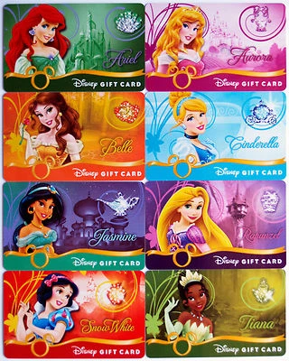 All 8 Disney Princess Debut Gift Cards 2014: Ariel, Belle,Cinderella,Snow White+ - Image 1 of 4