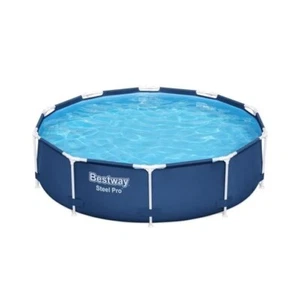 Piscine hors sol tubulaire BESTWAY Steel Pro, 305 x 76 cm, Ronde, Robuste, BLEU - Imagen 1 de 4
