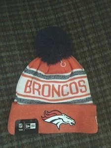 Adulto Denver Broncos NFL Nueva Era Línea Lateral Oficial Deportes Tejido Sombrero Gorro Nuevo - Imagen 1 de 2