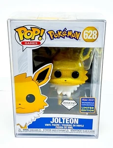 Pokemon Jolteon 628 Diamond 2021 Wondrous Con LE Funko Pop with Pop Protector  - Picture 1 of 5