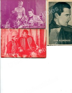 DON ALVARADO-ARCADE CARD LOT-DRUMS OF LOVE-1920 G