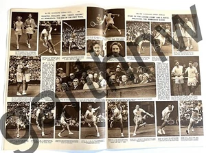 ALTHEA GIBSON 1951 WIMBLEDON TENNIS CENTERFOLD PICTORIAL + U.S SOLDIERS IN KOREA - Picture 1 of 2