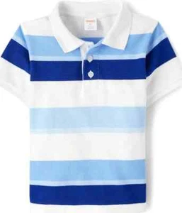 NWT Gymboree Blue Belle Striped Polo Shirt Boy's Size 10 - Picture 1 of 1