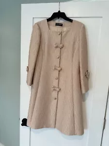 Dolce & Gabbana Floral Jacquard Coat Dress Size 44 - Picture 1 of 11
