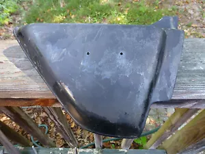 Kawasaki Kz650 KZ750 RIGHT Side Cover 36001-1096 with NO Emblem Black - Picture 1 of 5