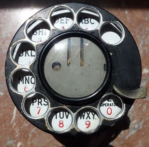 Vintage Western Electric Telephone Dial 52B Operator fast dial with "Z" - Picture 1 of 5