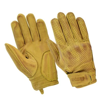 Guantes  para motero  Perforados, Guantes de Cuero - Imagen 1 de 4