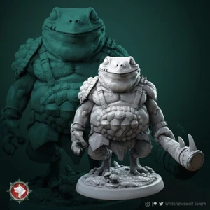 Froggl Frog Fighter Berserker Miniatura | D&D DnD - Imagen 1 de 3