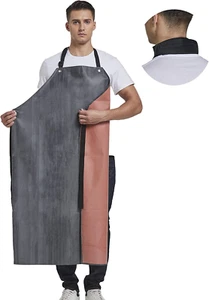 Rubber Waterproof Apron Butcher Heavy Duty Oil Chemical Resistant - Picture 1 of 12