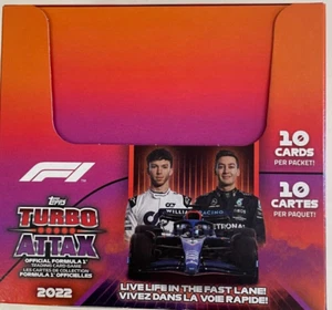 2022 TOPPS TURBO ATTAX FORMULA 1 RACING DISPLAY BOX (24 packs/box) - Picture 1 of 1