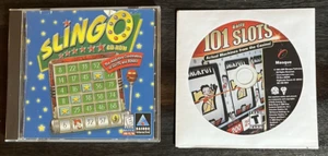 Slingo 1998 y Bally 101 Ranuras PC CD Rom Juegos Ganar 95/98 Hasbro Máscara Lote 2 - Imagen 1 de 8