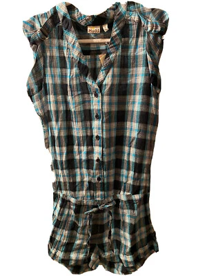 Mudd Mameluco Pantalones Cortos Para Mujer Junior Mono a Rayas Talla M Cuadros Una Pieza Nuevo con Etiquetas Foto 1 de 4