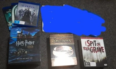 Bulk blu ray lot: Harry potter, Lord of the rings, I spit on your grave - Image 1 of 4