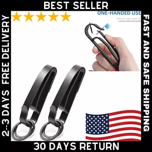 Duty Belt Key Holder, 2 Pack Improved Quick Release Key Holder with Key Ring - Picture 1 of 11