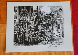 SKUNDER BOGHOSSIAN - U.N. (WFUNA) ART GRAPHIC - “COMBAT RACISM “ ETHIOPIAN - Bild 1 von 2