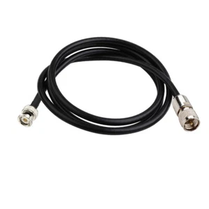 BNC Male to mini-UHF plug male RF pigtail coaxial cable KSR195 1M for Wireless - Picture 1 of 4