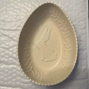 "Ciotola caramelle per piatti coniglio coniglio Earthenware 7""L x 5"" L x 2" - Foto 1 di 4