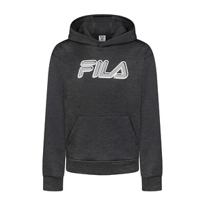 Fila Big Boys Fleece Hoodie Small(8) Black - Picture 1 of 3