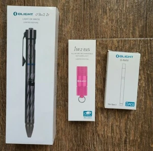 OLIGHT OPen 2 Zr with refills and Rare Pink i1r 2 eos kit - Picture 1 of 4