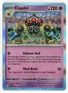 Pokemon Obsidian Flames Holo Rare 095/197 Claydol - Picture 1 of 1