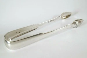 1828 Sterling Silver Tongs - Glasgow - 42.2g - Picture 1 of 11