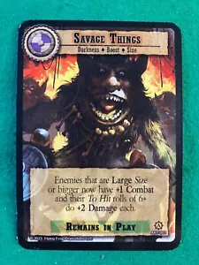 FFP - SHADOWS OF BRIMSTONE, SAVAGE THINGS PROMO CARD #ART003 (2024) - Picture 1 of 1
