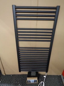 Towel Warmer Electric Matt Black H X 1200 X W X 600 - Picture 1 of 5