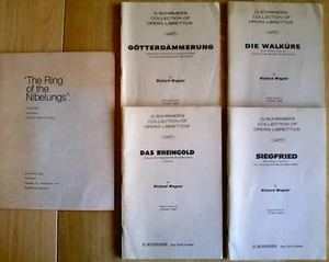 Der Ring Des Nibelungen/Nibelungs Trilogy Libretto(s) - Picture 1 of 1