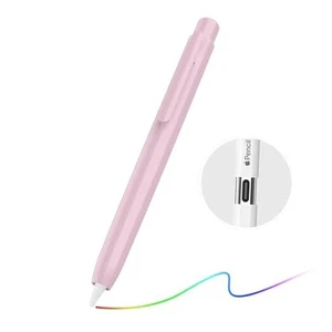 Holder Case for Apple Pencil (USB-C), Retractable Protective Pencil Light Pink - Afbeelding 1 van 7