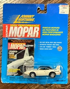 2000 Johnny Lightning High Performance Mopar 1970 Plymouth Superbird, White - Picture 1 of 2