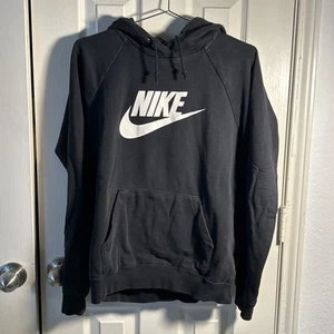 Nike Hoodie Mens M Black Pullover BV4126-010 - Picture 1 of 6