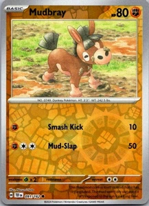 Mudbray Reverse Holo Common SV05: Temporal Forces 091/162 NM - Picture 1 of 2