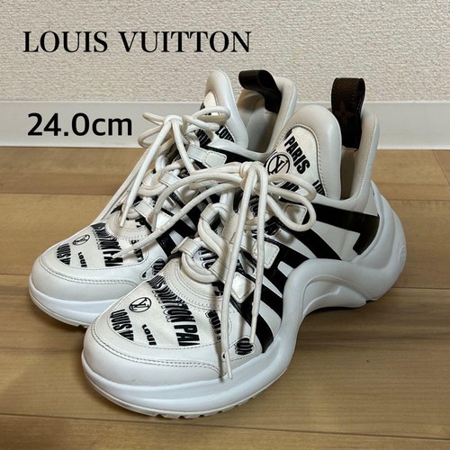 LOUIS VUITTON TRAINER Louis Vuitton Monogram Sneakers arco bianco chiaro taglia US 6 5