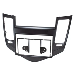 Doble embellecedor de radio DIN compatible con Chevrolet Cruze 2009-2016 negro - Imagen 1 de 6