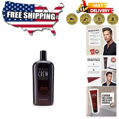 Scent Men's Firm Hold Hair Gel 33.8 Fl Oz - Effortless Styling Solution - Image 1 of 4