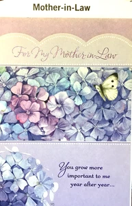 MOTHER - IN - LAW Happy BIRTHDAY Cards "Caring, Kind" Hallmark 3 choices 14D - Picture 1 of 7